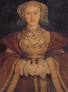 Hans Holbein Anne Clive oil
